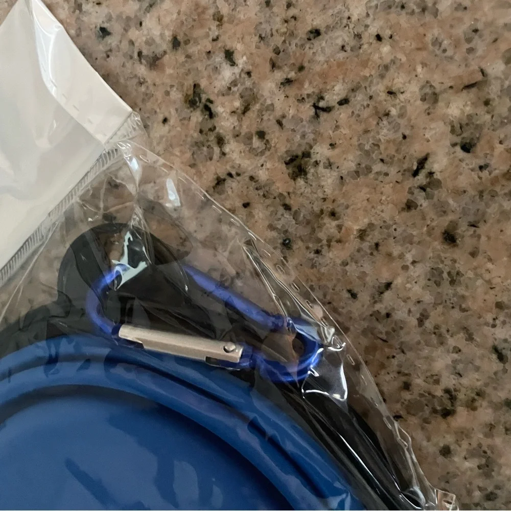 Blue Collapsable Dog Bowl